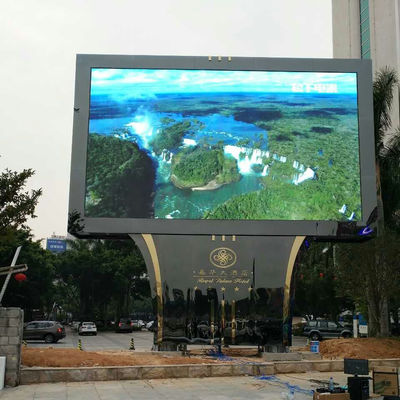 3840Hz Dış Video Duvar Ekranı Yüksek çözünürlüklü P3.91 LED Ekran