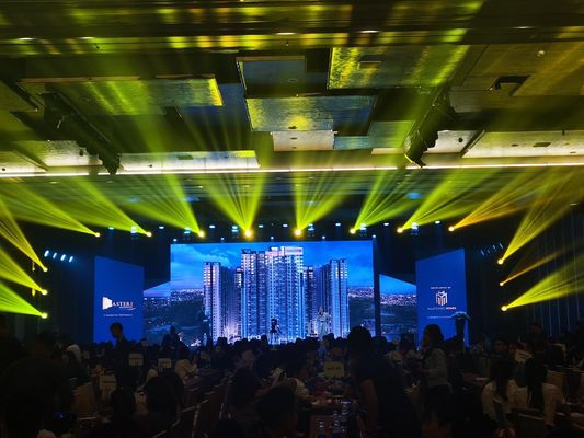 Esnek P7.62 İçerideki Reklam LED Ekranı 160° Görme açısı