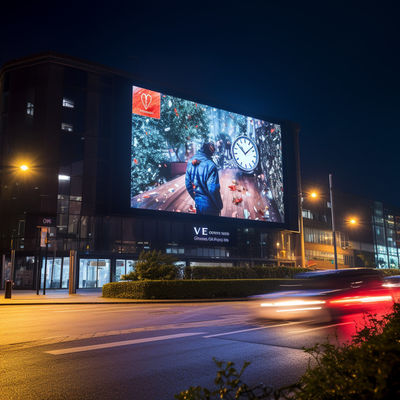 3mm Dış LED Reklam Ekranı Duvar Montajlı Yüksek Parlaklık