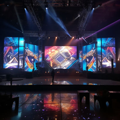 P6 LED Video Duvar Kiralama Etkinlikler İçin Hava Duruma Karşı Dözünürlük 3840 X 2160