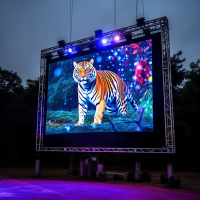 Açık hava dikişsiz LED Video Duvar Kiralama Yüksek parlaklık P4.81