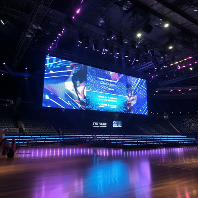 Asılı Spor LED Tahta Stadyumu 6500nits P5 Kapalı LED Ekranı