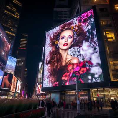 P3 / P3.91 Dış LED Reklam Pano Geniş 140° Görme açısı