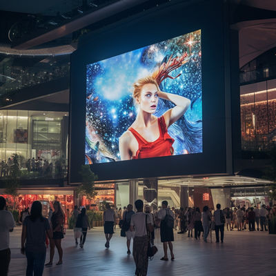140/120 derece bakış açısıyla 4 mm Pixel Pitch Dış LED Ekranı