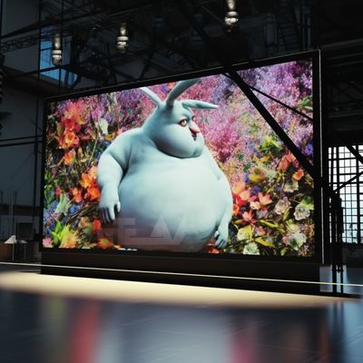 İç mekan LED Ekranı P2.976 500*500*85mm Kabine Dijital Ticari Reklam