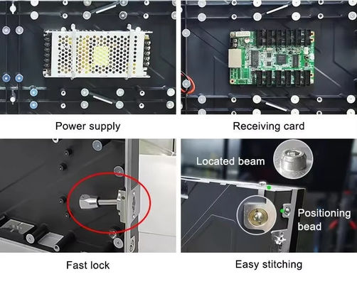 Full Color Outdoor P4.81 LED Display ile Alüminyum Die Case CE FCC Sertifikalı
