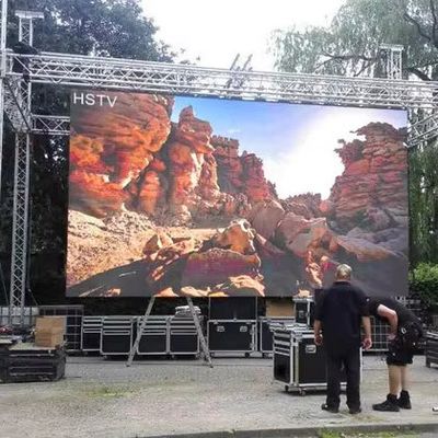 Full Color Outdoor P4.81 LED Display ile Alüminyum Die Case CE FCC Sertifikalı