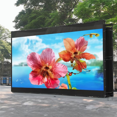 P2.976 Outdoor LED Advertising Screen For Building Facade Billboard Displays Front Maintenance Waterproof Iron Cabinet Led Display Screen Led Screen For Stage