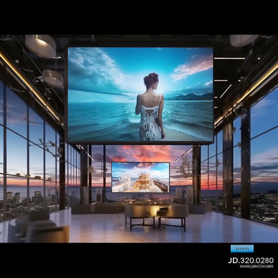 140° Geniş Görme Köşe 250mm W * 250mm H ile ticari sınıf iç LED Ekran