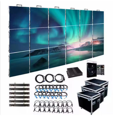 Kiralık 500x500 mm 7680Hz Sahne Büyük Stadyum Açık bina Reklam için LED Ekran Ekranı