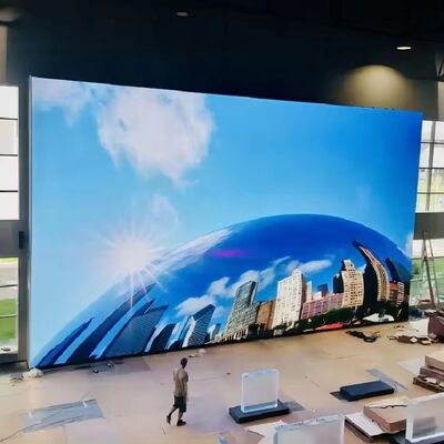 IP65 su geçirmez dökme alüminyum dolabı ve 1920Hz-3840Hz yenilenme hızı ile açık hava P5 LED Video Duvarı