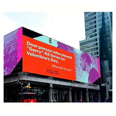 IP65 Su geçirmez Dış LED Ekranı 4000-5500 cd/m2 Parlaklık ve Reklam için 100000 Saatlik Yaşam Süresi