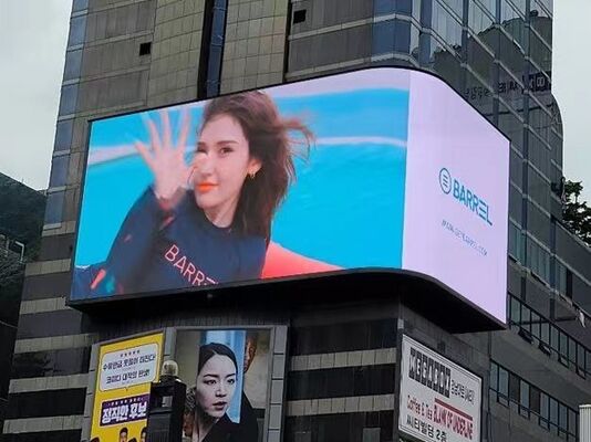 IP65 Su geçirmez Dış LED Ekranı 4000-5500 cd/m2 Parlaklık ve Reklam için 100000 Saatlik Yaşam Süresi