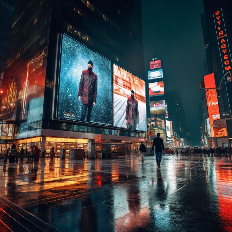 Sabit Tam Renkli Dış Reklam LED Ekranı 4mm Piksel Pitch