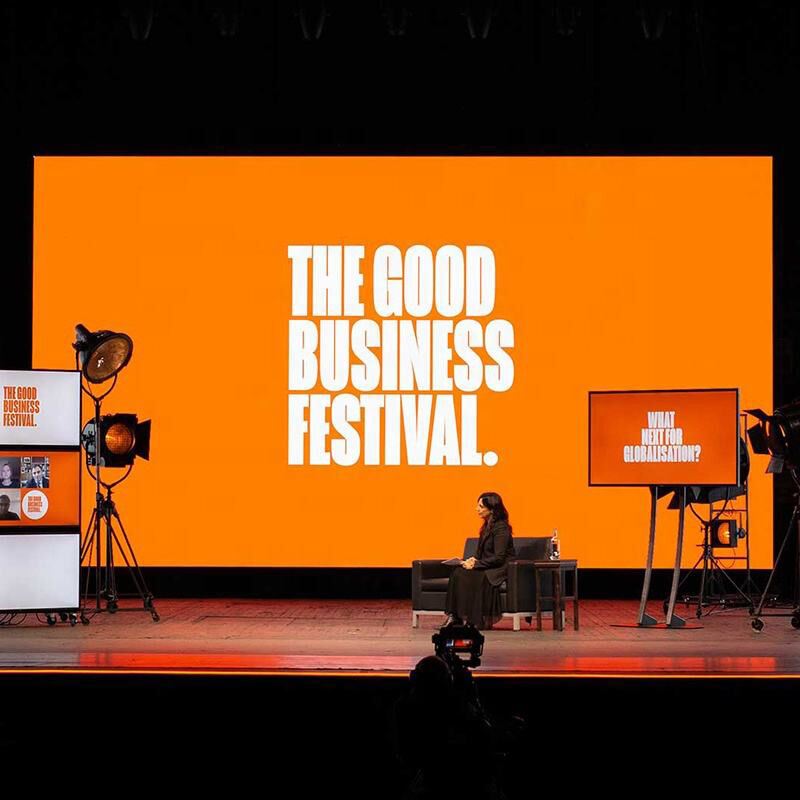 LEDKING P1.86 Kapalı Tiyatro LED Ekran Video Duvar Ev Sineması LED Ekran Toplantı Odası Kilise İçin Kapalı LED Video Duvar