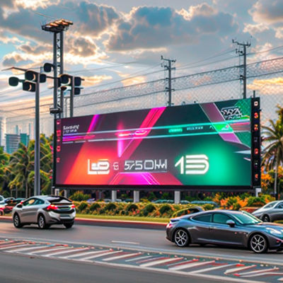 P8 Dış LED Reklam Ekranı Kiralama 3840 X 2160 Yeniden Dinleme Hızı