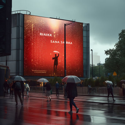 3mm Pixel Pitch Su geçirmez LED Ekran Su Korumalı