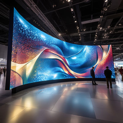 Esnek Yüksek Çözünürlüklü LED Panel P4 Dışarıda İnce ve Hafif