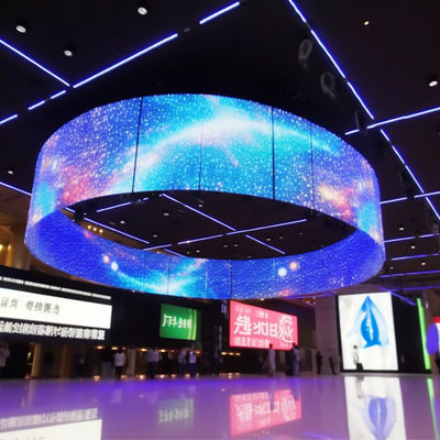 Dış P5 Esnek LED Ekran Ekran Modülü Ultra İnce Yüksek Güvenlik