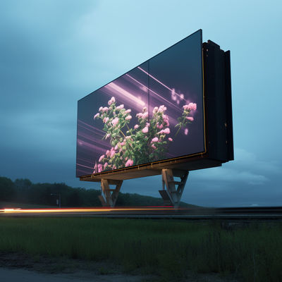 6500K Dış LED Dijital İşaret Ekranları Billboard IP65 Derecesi
