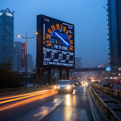 Güçlü Dış LED Reklam Pano IP65 Parlaklık ≥7000cd/m2