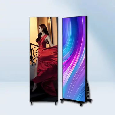 Kapalı P1.667 LED Ekran Mobil Yer Reklam Makinesi 6000nits IP43 320x160 mm