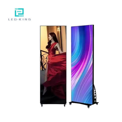 Etkinlikler Alışveriş merkezi P1.86 P2.5 Taşınır Reklam Dış Su geçirmez Dijital Video Ekranı LED Poster Ekranı